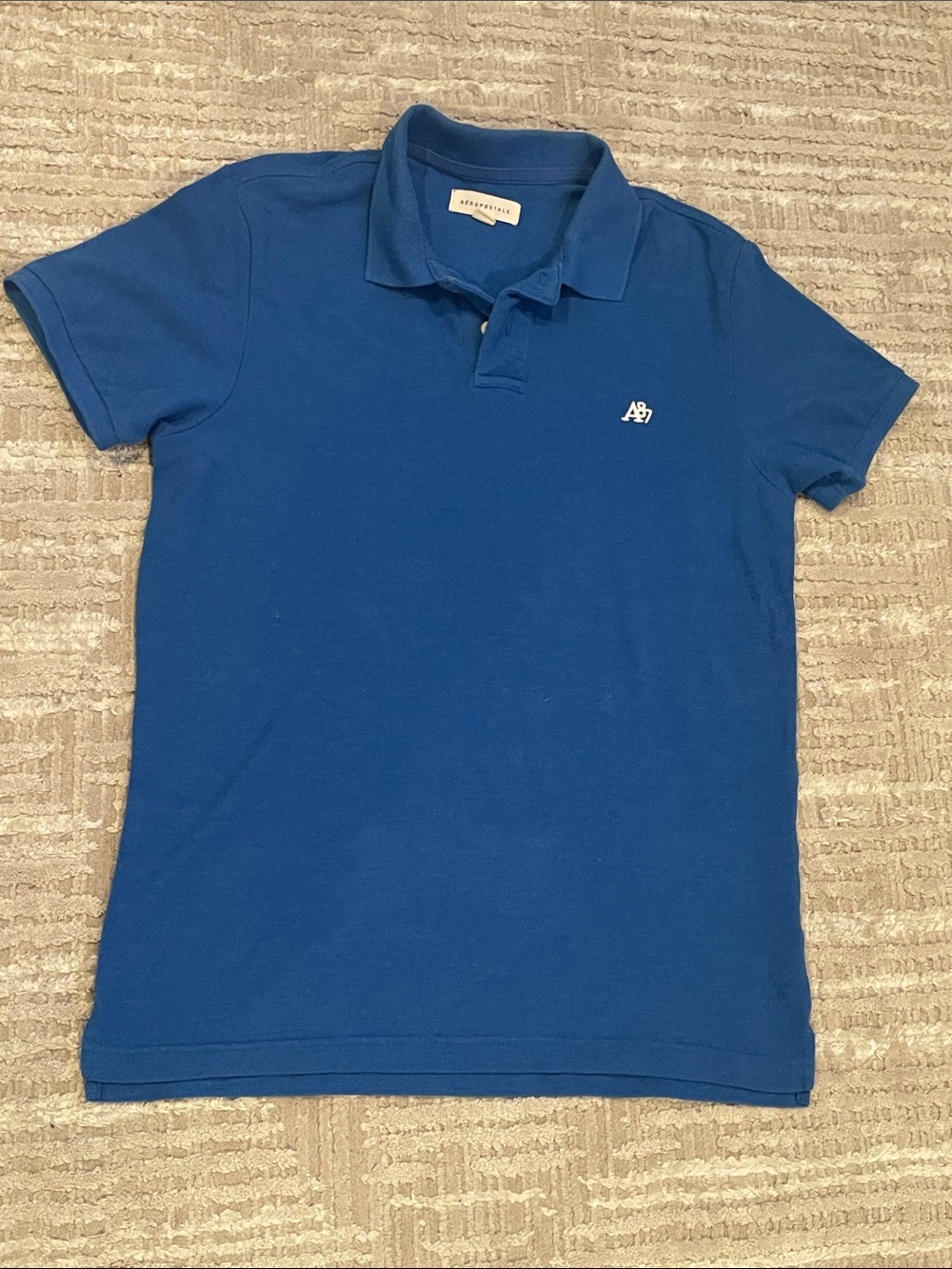 Abercrombie & Fitch Royal Blue Men's Polo